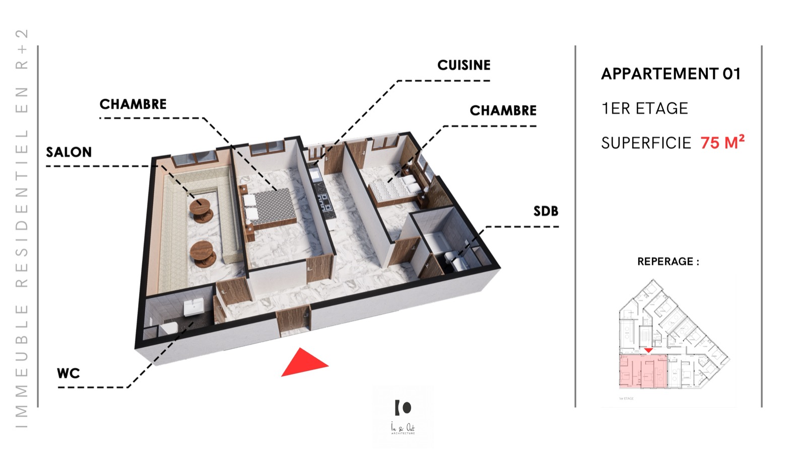 Plan de l'appartement 01