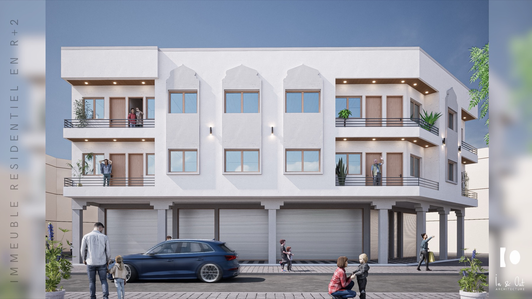 Façade principale — Résidence Tamaris
